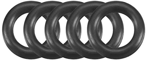 sourcing map 50 stycken svart 6 mm x 1,2 mm nitrilgummi O-ring NBR tätning tätningsringar de