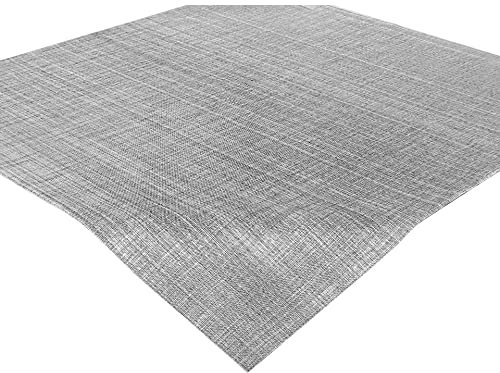 Delindo Lifestyle® Tischdecke Samba Home, grau, Mitteldecke in 85x85 cm, Fleckschutz, abwaschbar, für Indoor und Outdoor