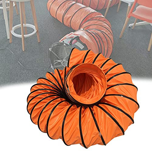 DOZPAL Condotto di Ventilazione Flessibile in PVC 5m, 30-50cm Tubo Flessibile Universale Condotto Flessibile Retrattile Isolato per asciugatrice, Cappa aspirante, condizionatore d'Aria,45cm