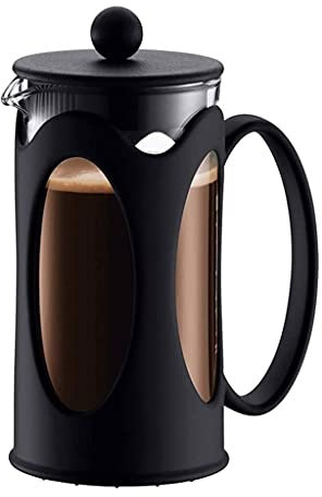 GaRcan Cafetera Prensa Francesa Cafetera de Vidrio Cafetera Calor- Filtro Prensa Tetera Tamaño y Capacidad para Cocina (Color Foto 500ml)
