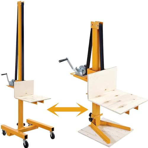 Portable Lifter, Steel Cabinet Lift, 19.7 L X 15.7 W Platform with 9.4 - 72 Adjustable Height, 331lbs Capacity,Cabinet Lift