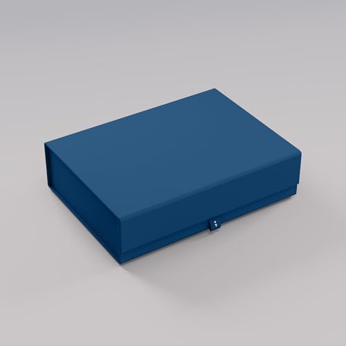 Semikolon 371366 Aufbewahrungsbox 4Rooms - Größe M, 23,5 x 32 x 8,5 cm - Geschenkbox - Design Marine