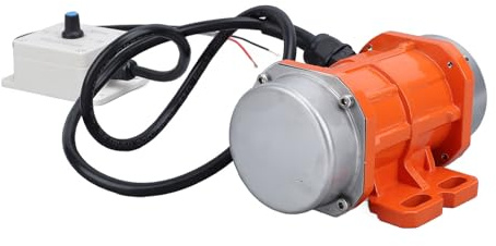 Moteur de Vibration pour Vibrateur à Béton, 4000 Tr/min IP65, étanche, Petit Moteur Vibrant, Boîtier en Alliage D'aluminium, Moteur Vibrant avec Contrôleur de Vitesse pour Tables