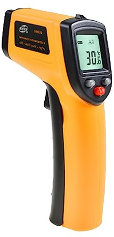 Tyenaza Temperature Measuring Gun, Non Contact Laser Positioning High Accuracy Handheld Infrared Thermometer for Cooking, Pizza Oven