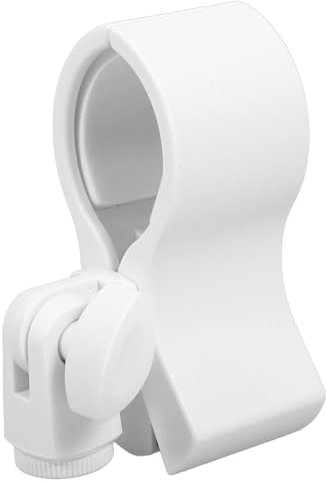 IMIKEYA Microphone Clip with Spring-loaded Clamp Adjustable Angle Plastic Mic Stand Holder for Handheld Wireless Microphones