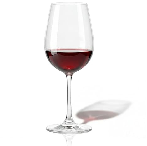 Stölzle Lausitz Sensation Rotweingläser Rotweinkelche 500 ml, 6er-Set | Rotweingläser mit eckiger Form für kräftige Rotweine und Aromaentfaltung, aus Kristallglas, stoßfest & spülmaschinengeeignet