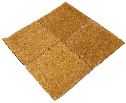 BUGUUYO 4stücke Waschbare Nistunterlagen Aus Kunstrasen Für Hühnerställe Nistkästen Geflügelställe Eierlegeunterlagen Und Stallbodeneinlagen