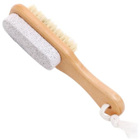 Scrubber per piedi alla pomice – rimozione calli, levigante per la pelle | strumento di pietra forata, raschietto delicato progettato per talloni, suole e aree della pelle dura durante la doccia o le