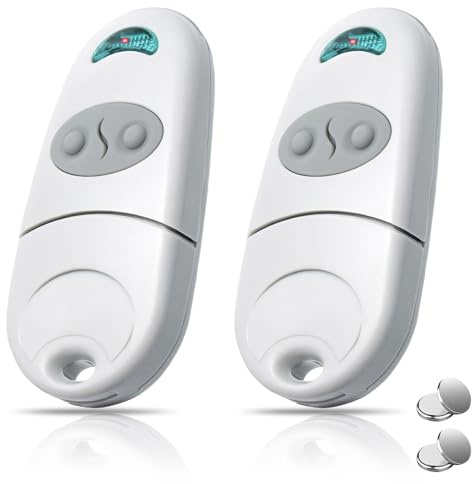 XPJBKC Remote Control Key Fobs, 2 Pack 433.92 MHz Compatible with Came 432NA, 432EE, 432EV,Garage Door Remote Opener Transmitter,Universal Wireless Copy remote control Electric Gate Fob R-emoteControl