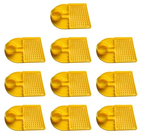 MERIGLARE 10 Piezas de comederos para Abejas, Herramientas de alimentación, dispensador de Agua, comedero para jardín y Patio Trasero.