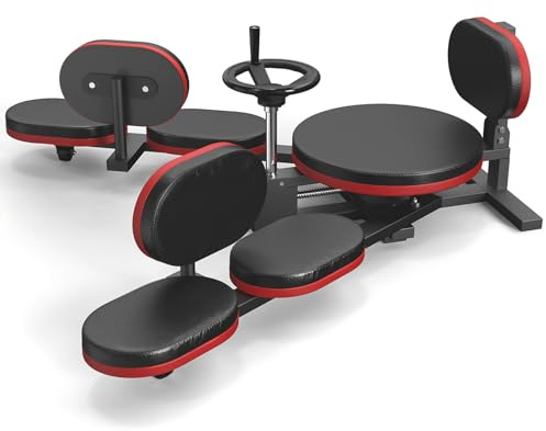 Leg Stretcher, 220LBS Split Machine for Fexibility & Splits Training, 0-200° Adjustable Stretching Equipment for Home Gym, Heavy Duty Steel Frame Leg Stretching Training Machine (Black)