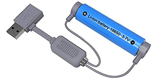 Hückmann FOLOMOV 144014 Chargeur USB magnétique pour Batteries Li-ION (Protection Contre la décharge Profonde et la Surcharge, Protection Contre l'inversion de polarité)