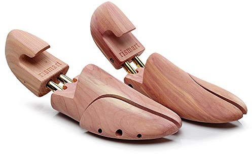 rismart Zedernholz Schuhspanner Schuhformer zum Herren Damen 100% Natürlich Holz(Braun,EU43-44)
