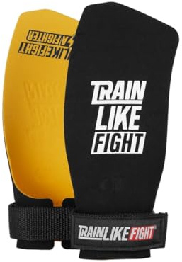 TRAINLIKEFIGHT Icon 0H - Maniques pour Cross-Training/callisthénie/Exercices de Gymnastique - Protection pour Les Mains - Jaune - XL