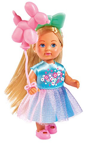 Simba 105733474 - Evi Love Balloon, Puppe im süßen Kleid mit Schleife im Haar und Luftballon, Es Wird nur EIN Artikel geliefert