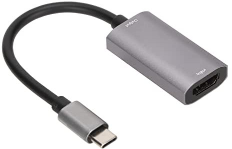Carte de Capture Vidéo Carte de Capture USB C vers HDMI 1080p 60fps Convertisseur D'adaptateur USB C vers USB Entrée 4K Capture de Jeu Full HD pour pour Switch pour et Ainsi de