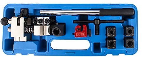 betury Professional Flaring Tool Bremsleitungsbördelwerkzeug, 45 Grad Einzel-, Doppel-, und Blasenbördelung für Weichmetall von Stahl- und Kupferleitungen