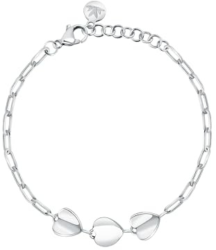 Morellato Bracciale Donna in Acciaio, Collezione Pailettes, Cuori - SAWW05