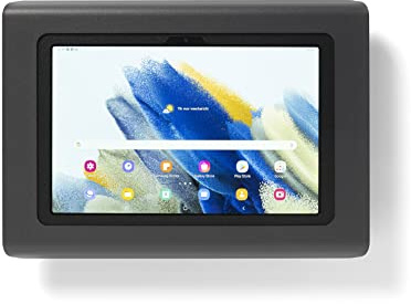 Tabdoq Support Mural Tablette | Support Tablette Mural | Fixation Sécurisée et Robuste Idéale Maison et Entreprise | Compatible Samsung Galaxy Tab A9+ & A11+ | 11 Pouces | Noir