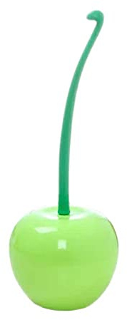 Kaxenig Cherry Shape Toilet Brush And Holder Set, Creative Lovely Toilet Brush, Bathroom Brush, Toilet Brush With Holder Bowl & Long Handle For Bathroom, Household Cleaning Tool