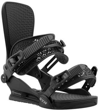 Union STR - Fijaciones para tabla de snowboard, talla S, EE. UU. para hombre, 5.5-7.5, color negro