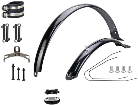 LPHFDCS Bike Mudguards Mountain Bike Mudguards Road Bicycles Fenders 27.5 inch Rustproof Front and Rear Fender Set Cycling Fender Set Wheel Fenders Mountain Bike Mudguards