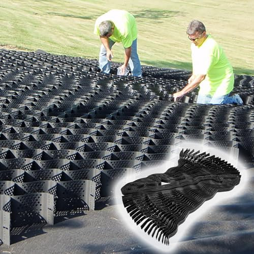 Stabilisateur Gravier Gazon Dalle Stabilisatrice Grille De Stabilisation De Gravier De 1 À 10 M De Large, Fermes, Pâturages, Pelouses, Pavés De Sol Pour Allées, Aménagement Paysager/stationnement, Con
