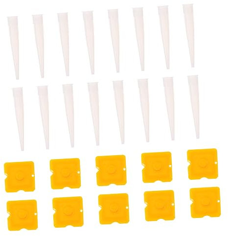 NUOBESTY 36pcs Reusable Caulking Finisher Kit Mastic Tool Caulking Glue Remover Grout Removal Tool Filler Spreader Glue Remover Solvent Nozzle Applicator Caulk Finishing