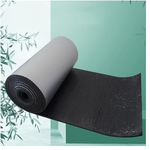 Feuille d'aluminium autocollante, Isolation phonique, antigel, Protection Thermique pour hotte, réduit Les pertes de Chaleur et économise l'énergie (Couleur : 25 mm (épaisseur), Taille : 8 m