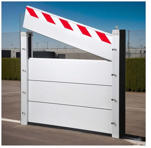 YXCMD Dispositivo Impermeable Barrera contra Inundaciones Modular Aluminio Reutilizable para Casa Garaje Sótano Calle Puerta Deflector(E,85x20cm)