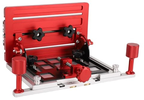 Garosa Adjustable Clamp, 90 Degree Corner Clamp for Woodworking, Adjustable Backplate, Aluminum Alloy Clamp for Picture Frames, Boxes, Cabinets, Drawers with Felt Pads