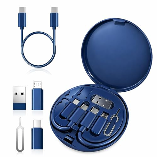 Kit Adaptateur de Chargement USB, et Données avec Câble Type C 60W, Ensemble Multi-Convertisseurs USB C vers USB, Micro USB et USB-C, Format Compact pour Voyage, Bureau et Usage Quotidien