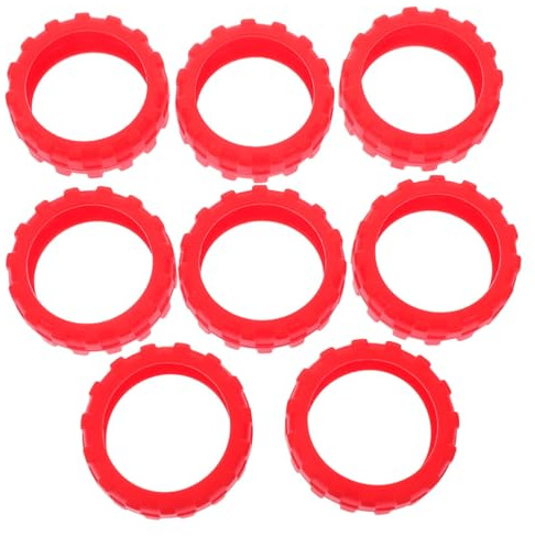 CONGARTENO Valigia Facile Copertura in e 8 Ruote per Rosso Silicone Pezzi Silenzioso Protettore Anti Scivolo Installazione e Resistente All'acqua Valigie Aeroporti e Hotel