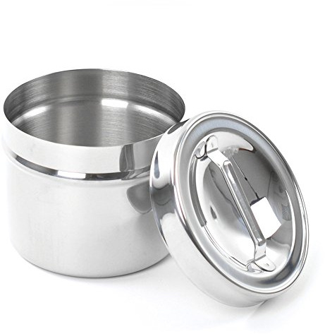 Teqler 134810 Récipients pour tampons en cellulose, 10 cm x 8,5 cm hoogte, Klein