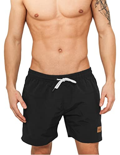 Urban Classics Block Swim Shorts, Pantaloncini da Bagno, Uomo, Blk/Blk, 3XL