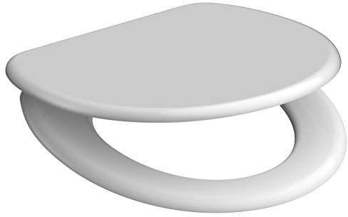 Schütte WC-Sitz - Toilettendeckel | Klodeckel mit Absenkautomatik | Duroplast | Weiß | 19341