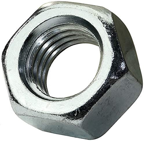 AERZETIX - C45719 - Satz von 20 Sechskantmuttern 6 seiten - metallteile spannen montage - aus verzinktem stahl - gewinde M18 metrisch weiblich - heimwerker - farbe silber