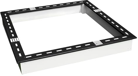 SUNNY Arenero de Madera con Tapa | Arenero en Blanco y Negro con Motivo de Calle y Tapa para ninos | 127 x 127 cm.