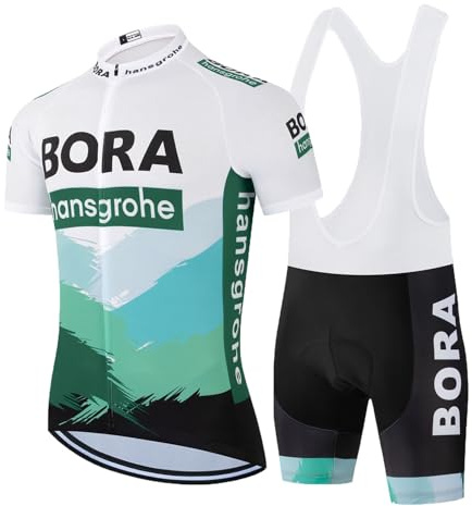 HOMTOL Rennrad Trikot Herren Kurzarm Radtrikot Set Fahrradbekleidung herren Fahrrad Anzug Radsport-bekleidung Radhose mit 3D-Gel-gepolsterten Shorts Radtrikots