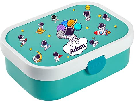 Ferocity Scatola per pranzo Contenitore per alimenti in plastica Scatola Box Portamerenda Astronauta [087]