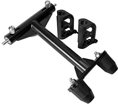 uueeGo Mercury 4-Takt-Motor-Anhängerunterstützung, passend für 75/90/115/200/225/250/300HP Sea Pro 4-Takt, XS Viertakt und Motoren, inklusive 10,2 cm hydraulische Lenkclips, schwarz (OMS-HSL-01)