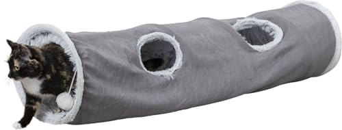 TRIXIE Spieltunnel Harvey - grau ø 27 × 116 cm