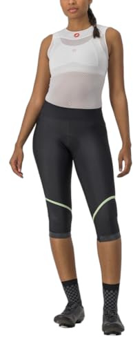 CASTELLI Damen Velocissima Th Kni. Kurze Hose, Schwarz/Paradise Mint, S