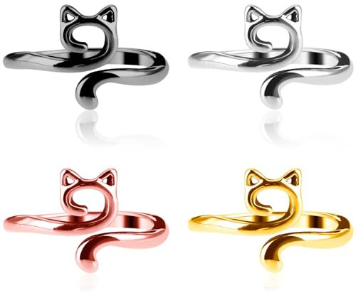 YUXIANLB Häkelring Für Finger Metall Offene Garnführung Häkelringe Verstellbar Geflochten Schnelleres Stricken Fingerhut Zubehör Für Häkeln Mutter Oma Geschenke (Mehrfarbig)