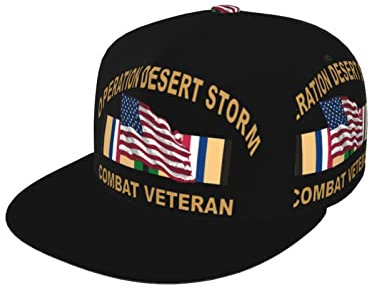 Capatmungsaktive Mütze Kampfveteran Der Operation Desert Storm Golf Caps Verstellbare Freizeit Basecap Baumwolle Trucker Baseballcap Für Herren, Tennis, Golf