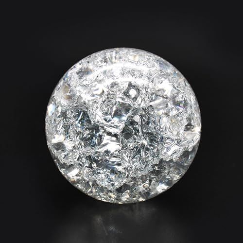 SUPBEI EIS gebrochene Kristallkugel Dekorativ für Feng Shui Ball, Wasserbrunnen Bonsai Glaskugel, Haus Garten Dekoration Ornamente Zubehör,1.2in(3cm)