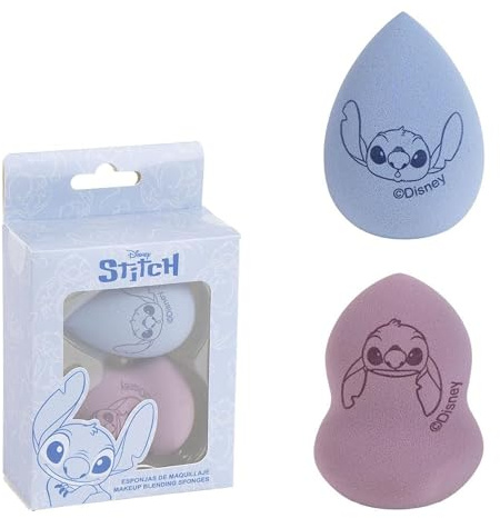 CERDÁ LIFE'S LITTLE MOMENTS | Éponge de maquillage Stitch Application uniforme | Éponge de maquillage Stitch design adorable pour les amoureux de Stitch