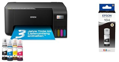 Epson EcoTank ET-2862 Plus zusätzliche Tintenflasche (Schwarz)