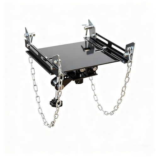 0.5T Transmission Jack Adaptor Gearbox Trolley Jack Cradle Support Plate | 1100lbs Load for Cars, Trucks, and Other Vehicles, Chain length 85cm, Hole dia. 28mm