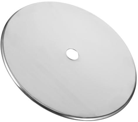 MOLUCKFU Adaptador Diseño Anti-desbordamiento de Placa de Inducción de Acero Inoxidable y Fácil de Limpiar Anillo de Cocción Reforzado y Duradero para Cocina